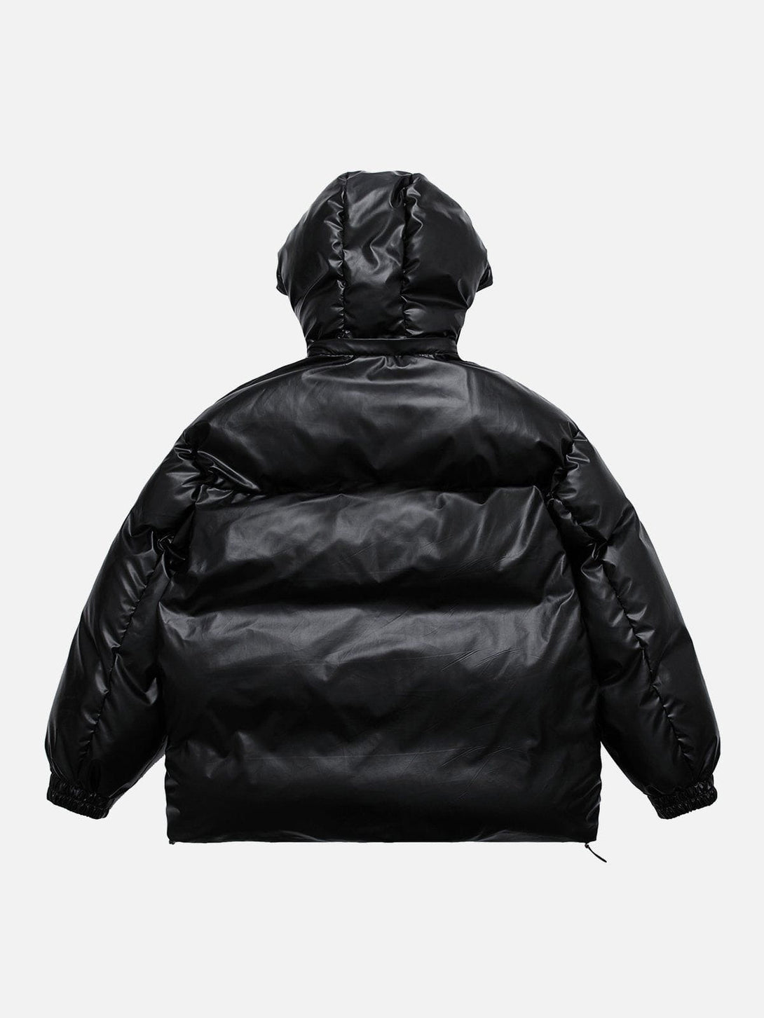 Ellesey - Vintage Solid Gloss Winter Coat-Streetwear Fashion - ellesey.com