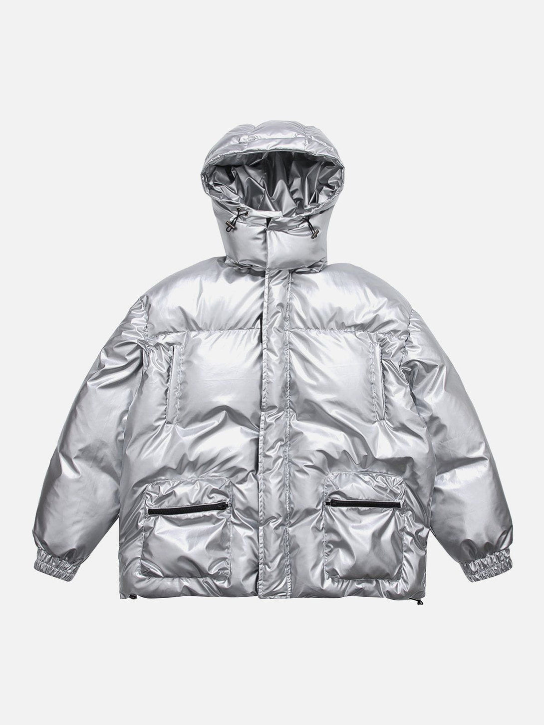 Ellesey - Vintage Solid Gloss Winter Coat-Streetwear Fashion - ellesey.com