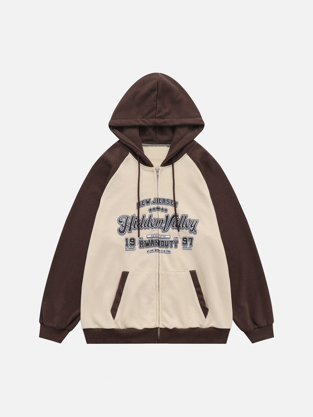 Ellesey - Vintage Splicing Hoodie- Streetwear Fashion - ellesey.com