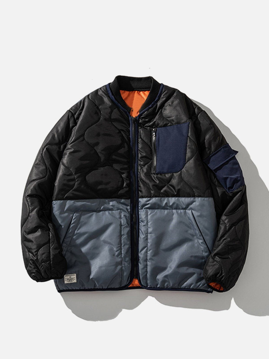 Ellesey - Vintage Splicing Winter Coat-Streetwear Fashion - ellesey.com