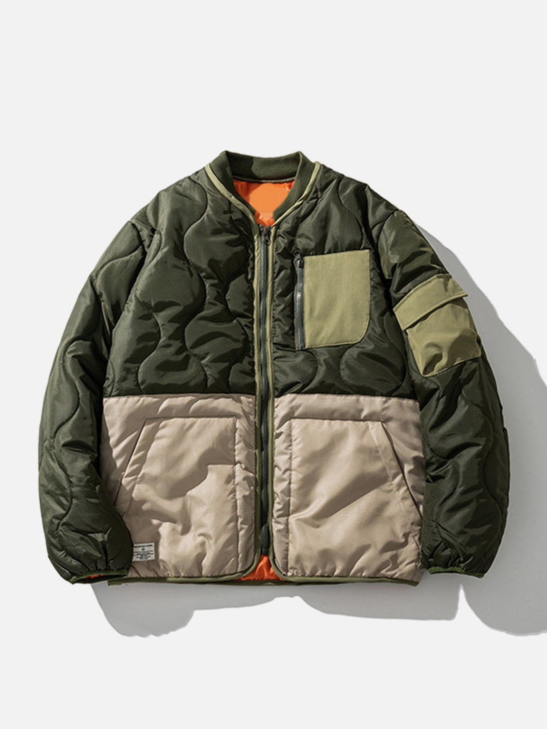 Ellesey - Vintage Splicing Winter Coat-Streetwear Fashion - ellesey.com