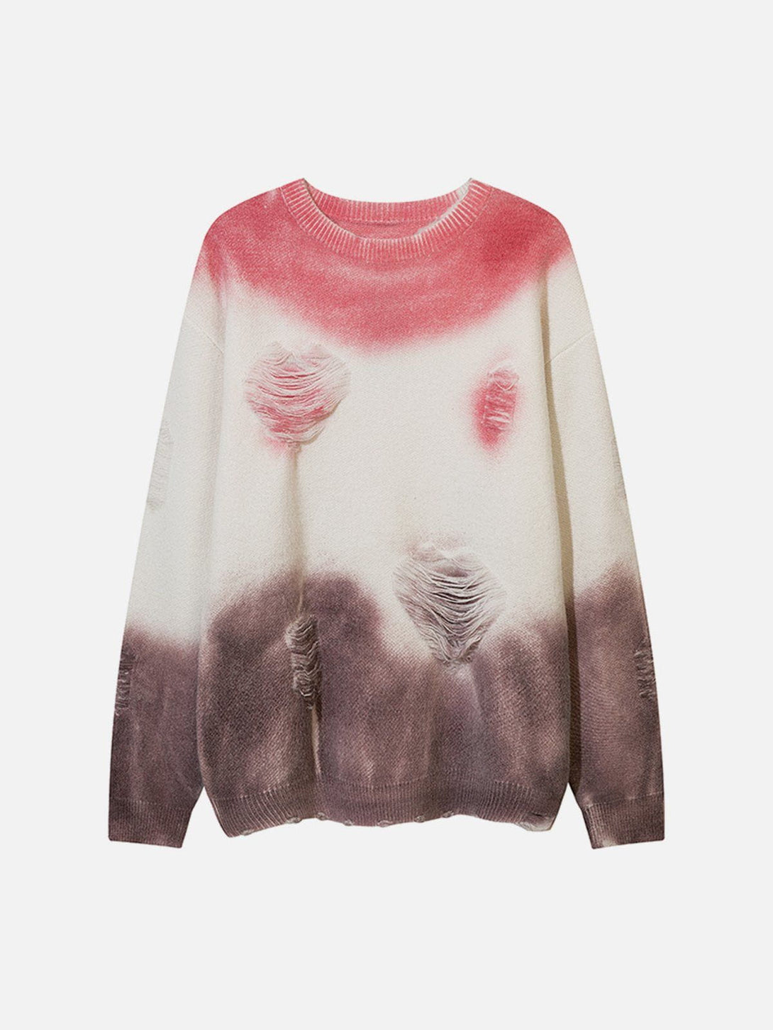 Ellesey - Vintage Tie-dye Hole Sweater-Streetwear Fashion - ellesey.com