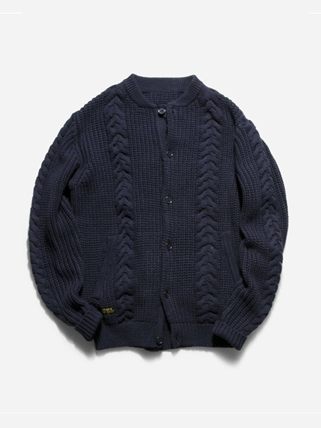 Ellesey - Vintage Twisted Knit Cardigan-Streetwear Fashion - ellesey.com