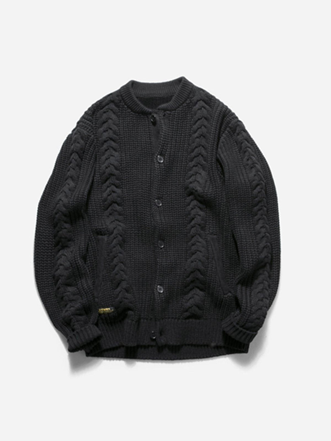 Ellesey - Vintage Twisted Knit Cardigan-Streetwear Fashion - ellesey.com