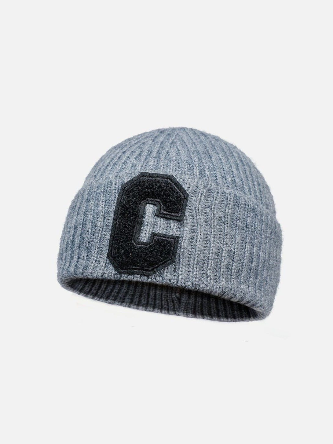 Ellesey - Warm Curled "C" Letter Knitted Hat- Streetwear Fashion - ellesey.com