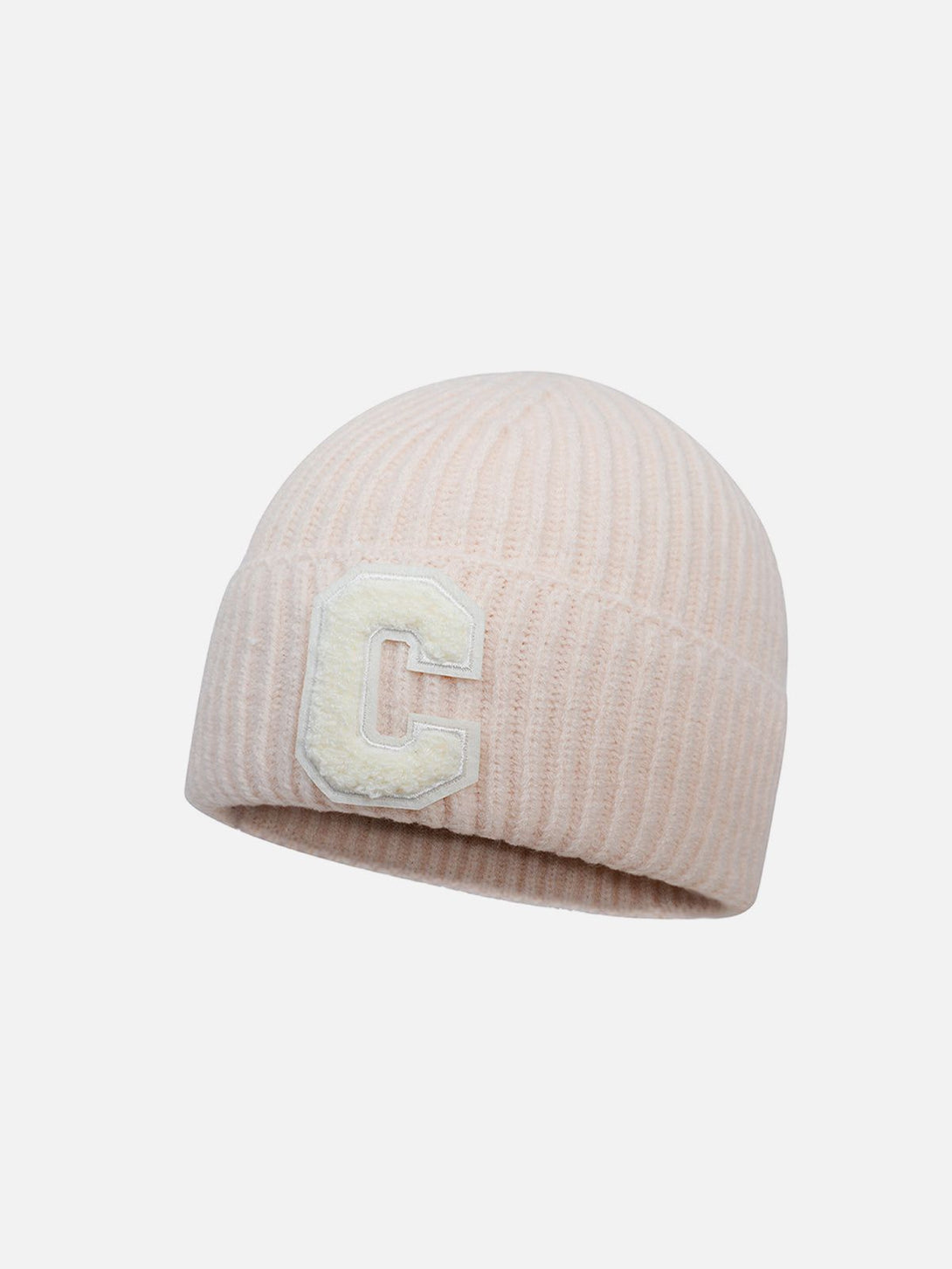 Ellesey - Warm Curled "C" Letter Knitted Hat- Streetwear Fashion - ellesey.com