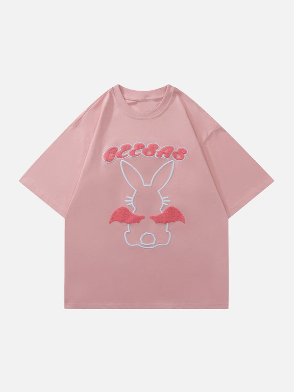 Ellesey - Wings Rabbit Graphic Tee- Streetwear Fashion - ellesey.com