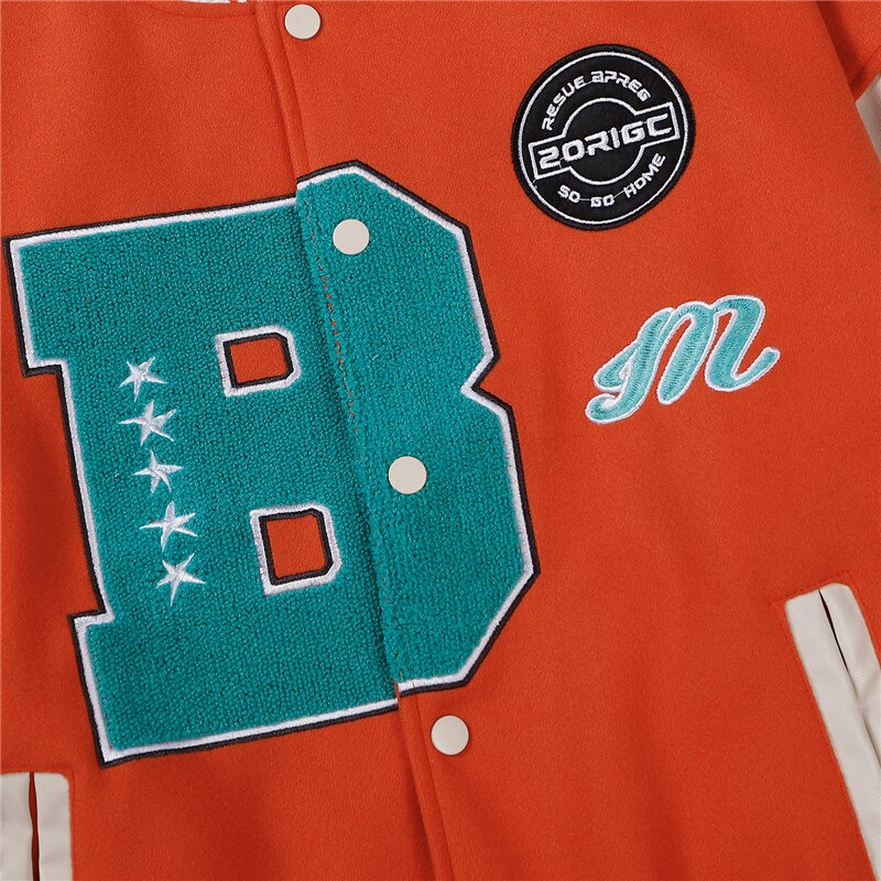 Ellesey - ZORIGCH Baseball Jacket- Streetwear Fashion - ellesey.com