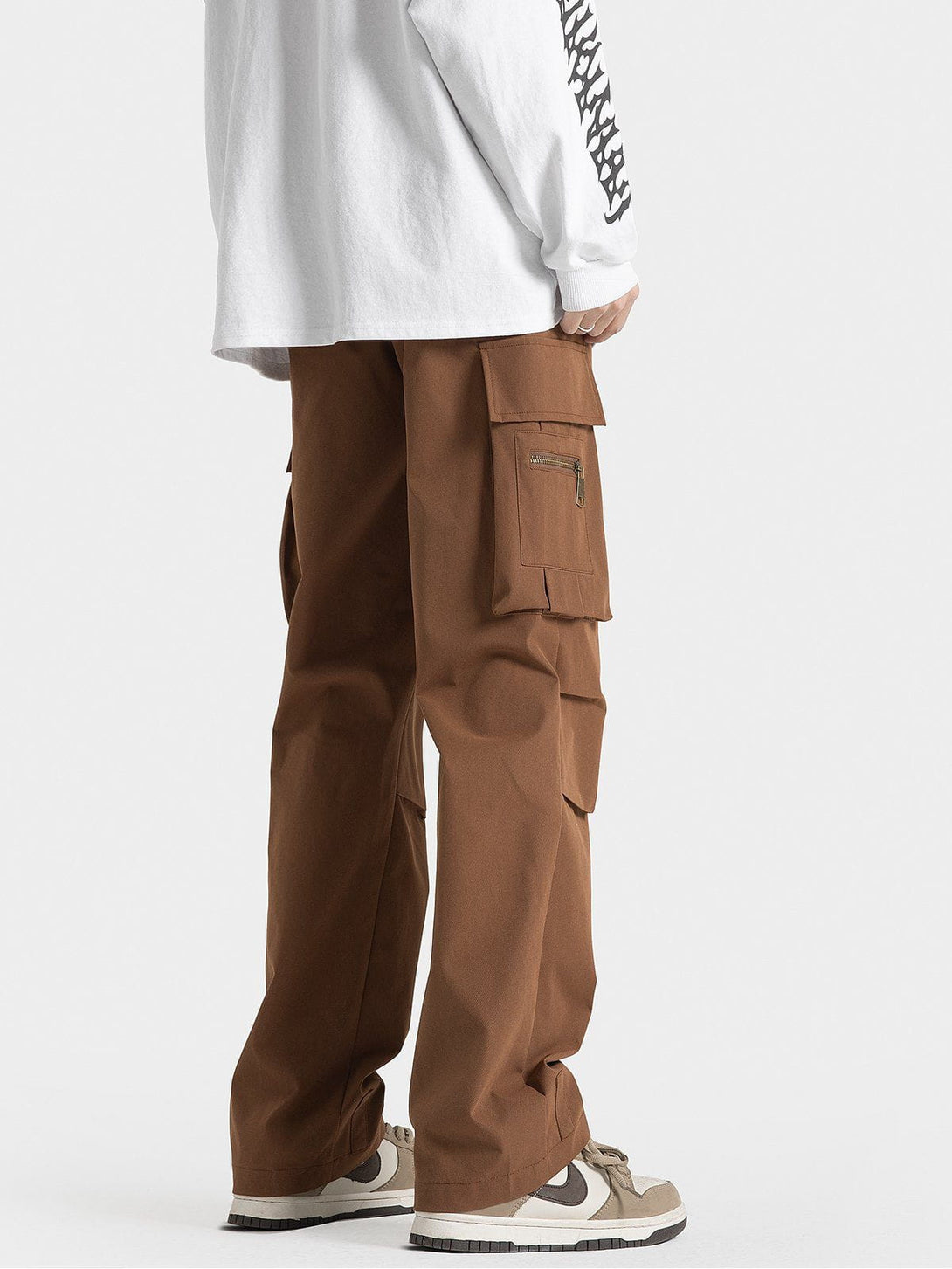 Ellesey - Zip Large Multi-Pocket Cargo Pants- Streetwear Fashion - ellesey.com