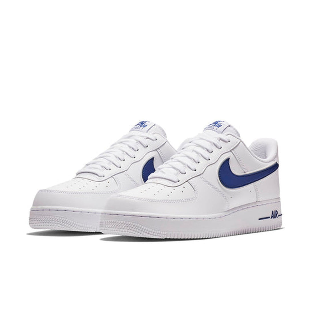 Nike Air Force 1 '07 3 'White Deep Royal'- Streetwear Fashion - ellesey.com