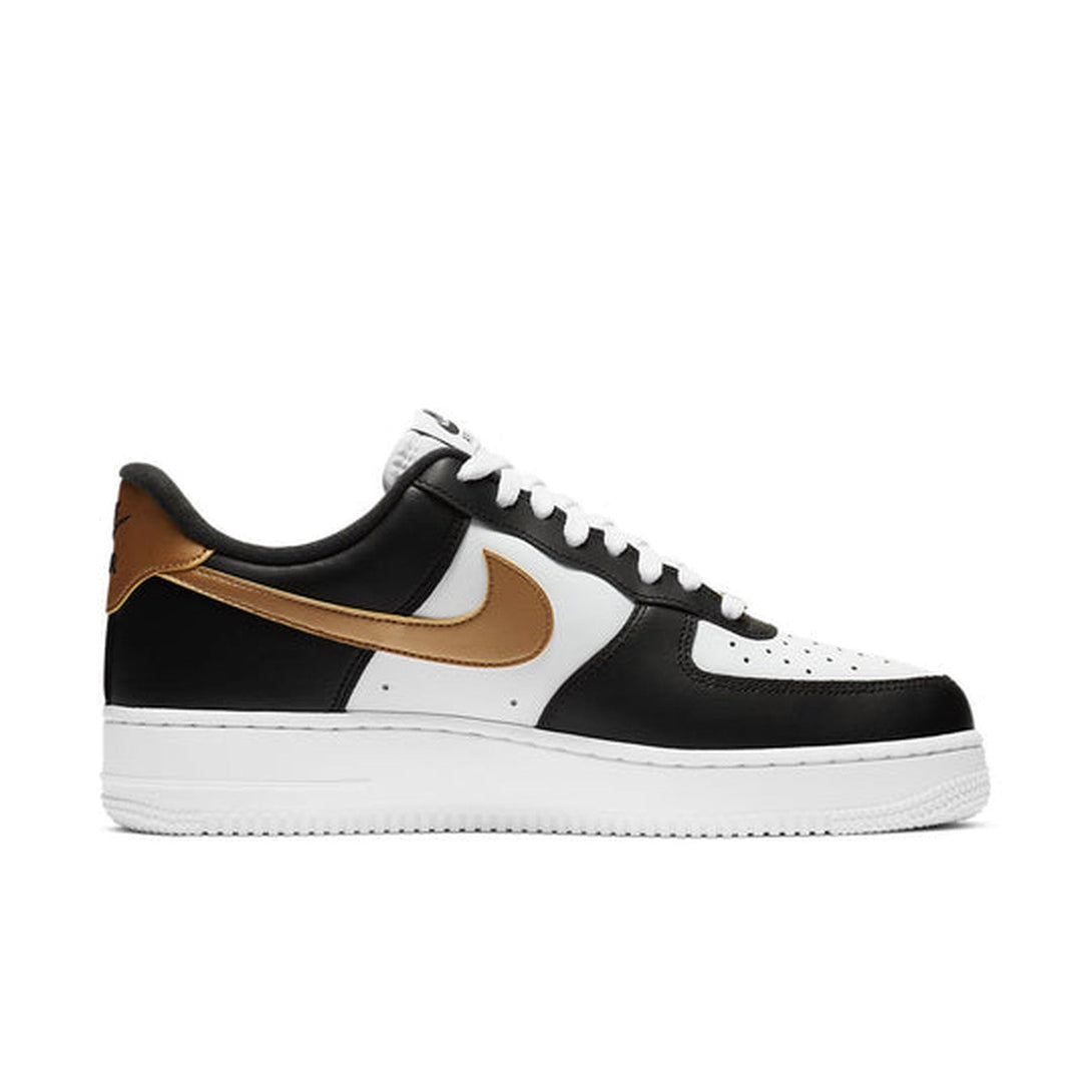 Nike Air Force 1 '07 'Black Gold'- Streetwear Fashion - ellesey.com