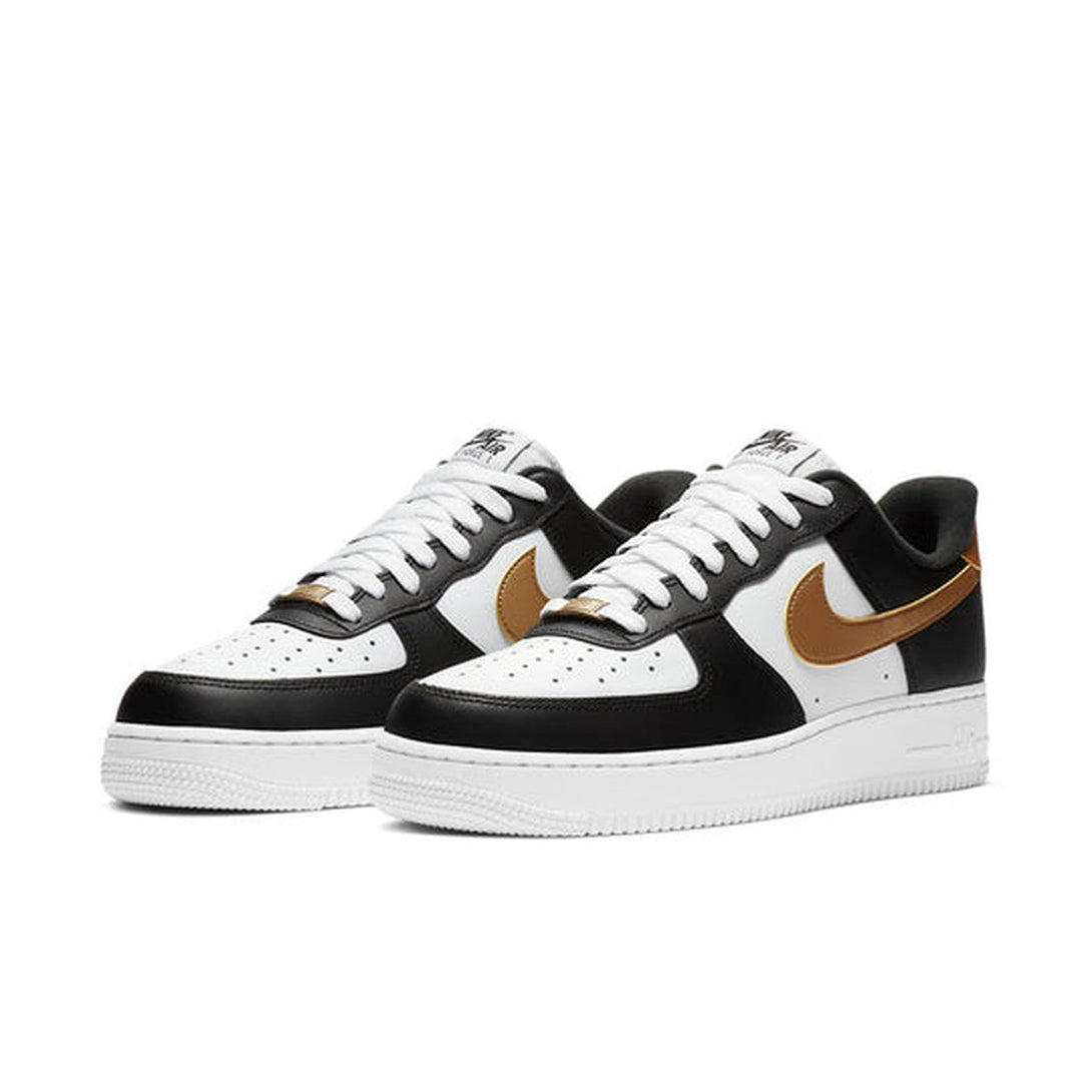 Nike Air Force 1 '07 'Black Gold'- Streetwear Fashion - ellesey.com