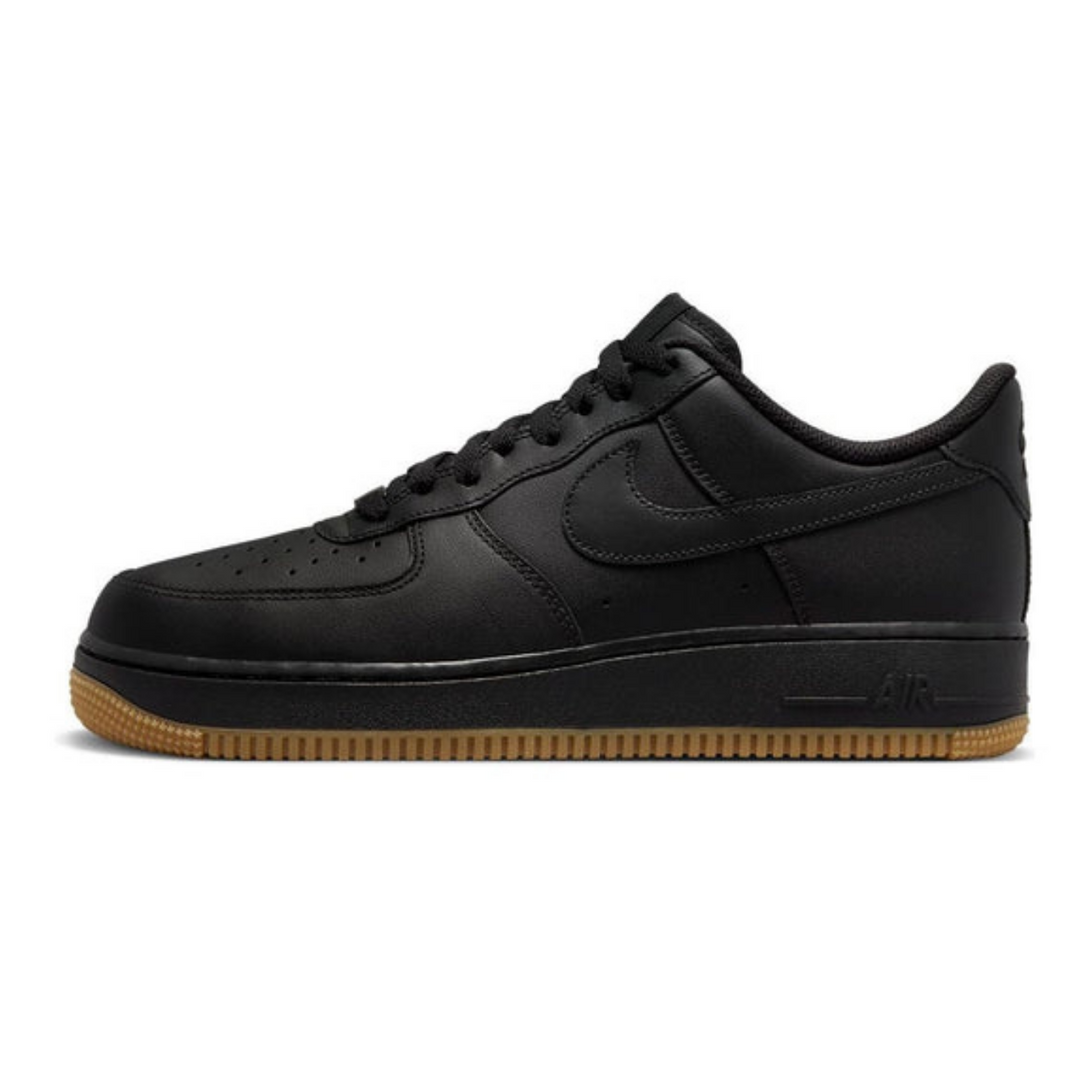 Nike Air Force 1 '07 'Black Gum'- Streetwear Fashion - ellesey.com