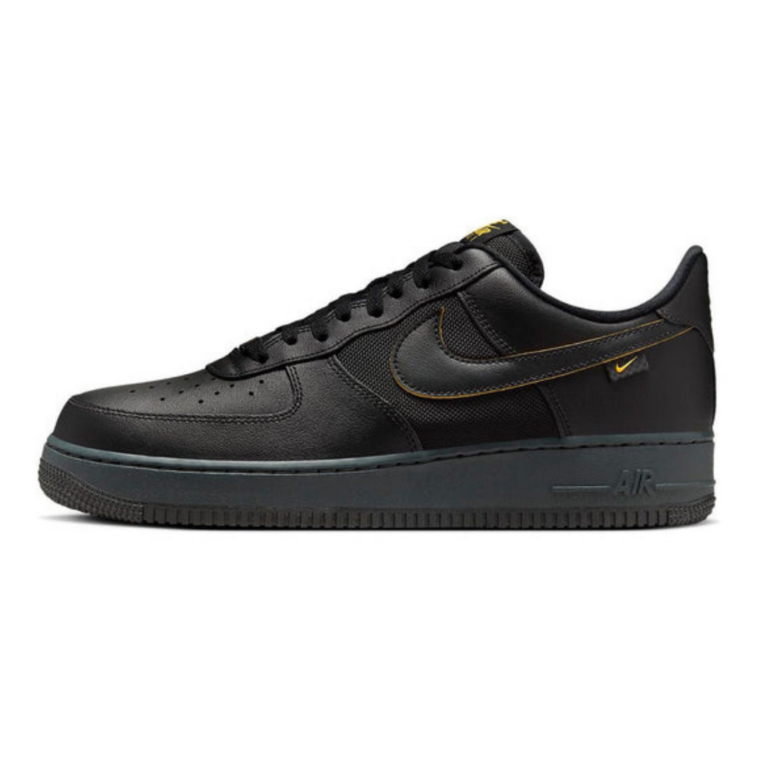 Nike Air Force 1 '07 'Black University Gold'- Streetwear Fashion - ellesey.com