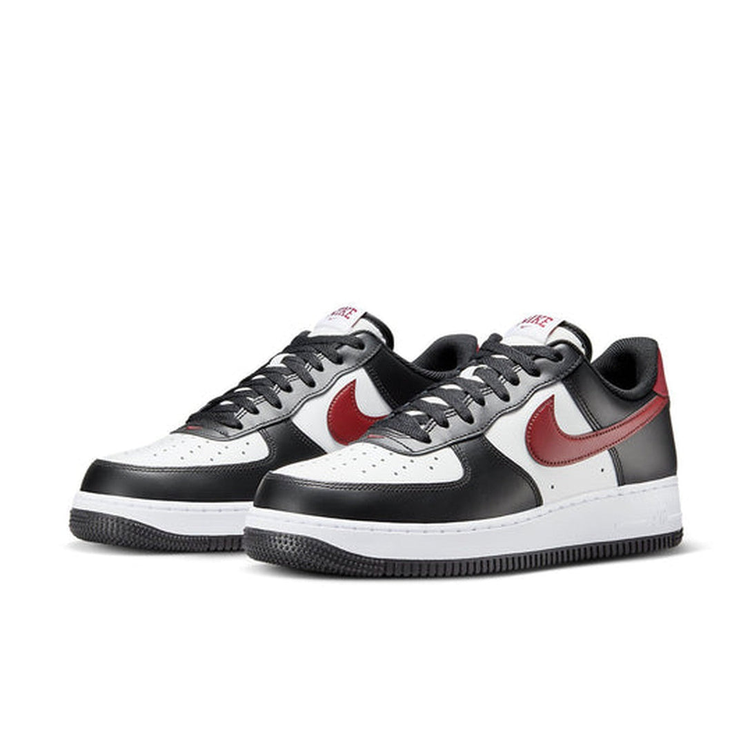 Nike Air Force 1 '07 'Black White Red'- Streetwear Fashion - ellesey.com