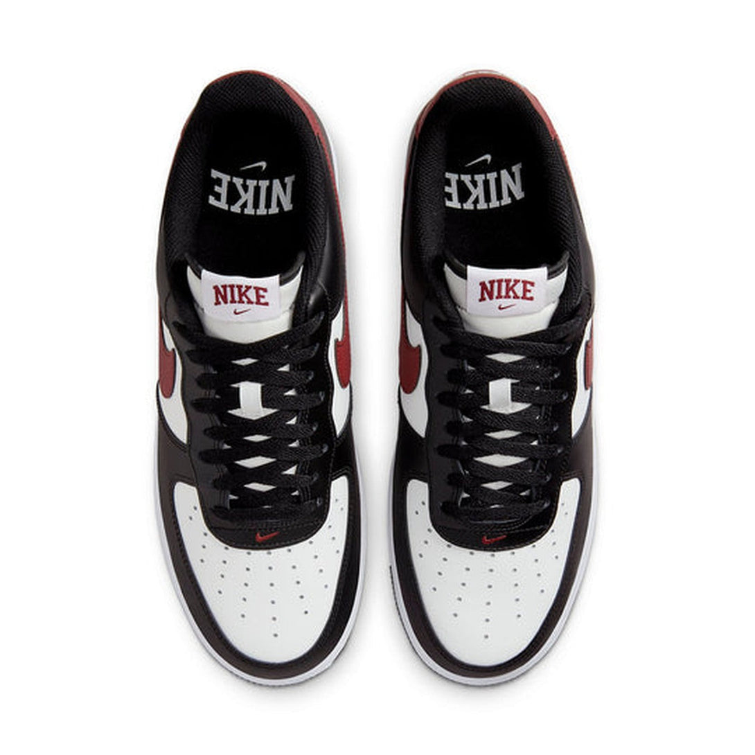 Nike Air Force 1 '07 'Black White Red'- Streetwear Fashion - ellesey.com