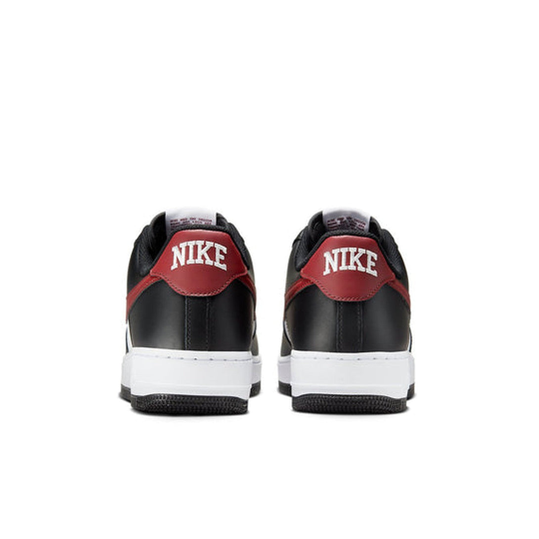 Nike Air Force 1 '07 'Black White Red'- Streetwear Fashion - ellesey.com