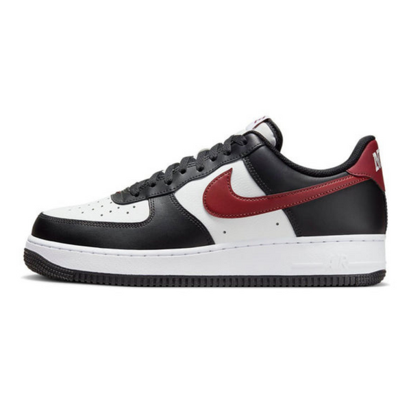 Nike Air Force 1 '07 'Black White Red'- Streetwear Fashion - ellesey.com