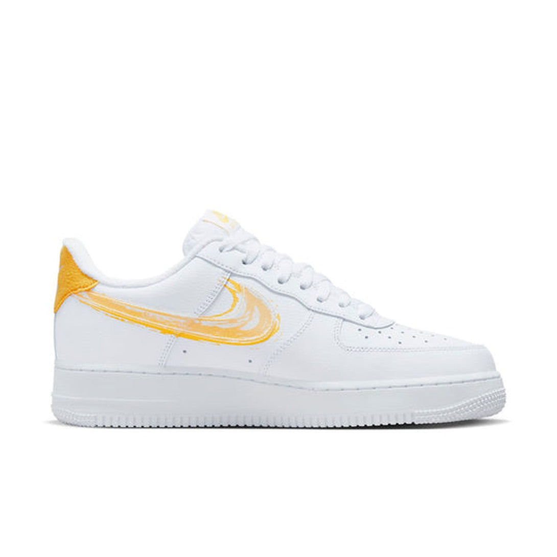 Nike Air Force 1 '07 'Brushstroke - White Solar Flare'- Streetwear Fashion - ellesey.com