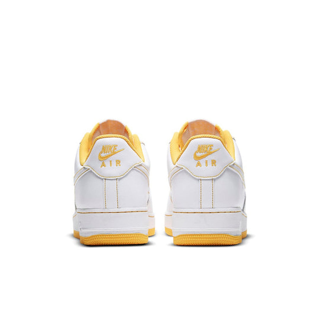 Nike Air Force 1 '07 'Contrast Stitch - White Laser Orange'- Streetwear Fashion - ellesey.com