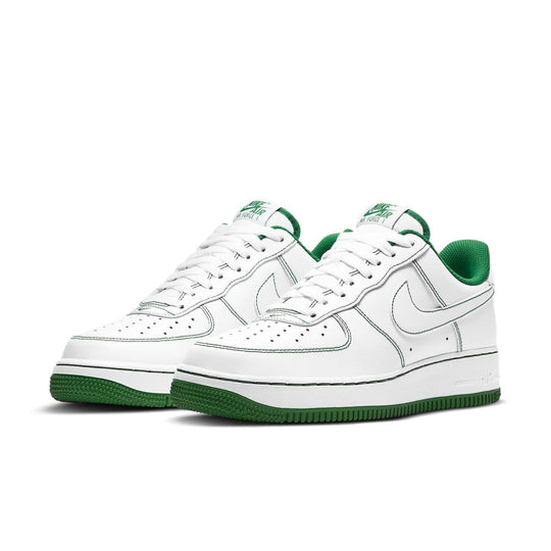 Nike Air Force 1 '07 'Contrast Stitch - White Pine Green'- Streetwear Fashion - ellesey.com