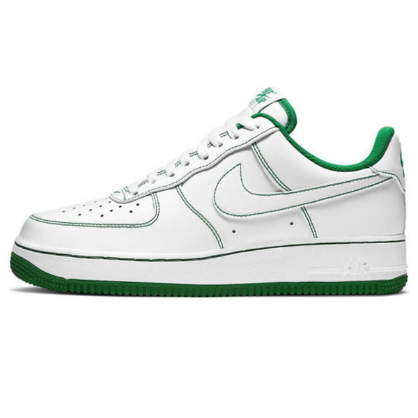 Nike Air Force 1 '07 'Contrast Stitch - White Pine Green'- Streetwear Fashion - ellesey.com