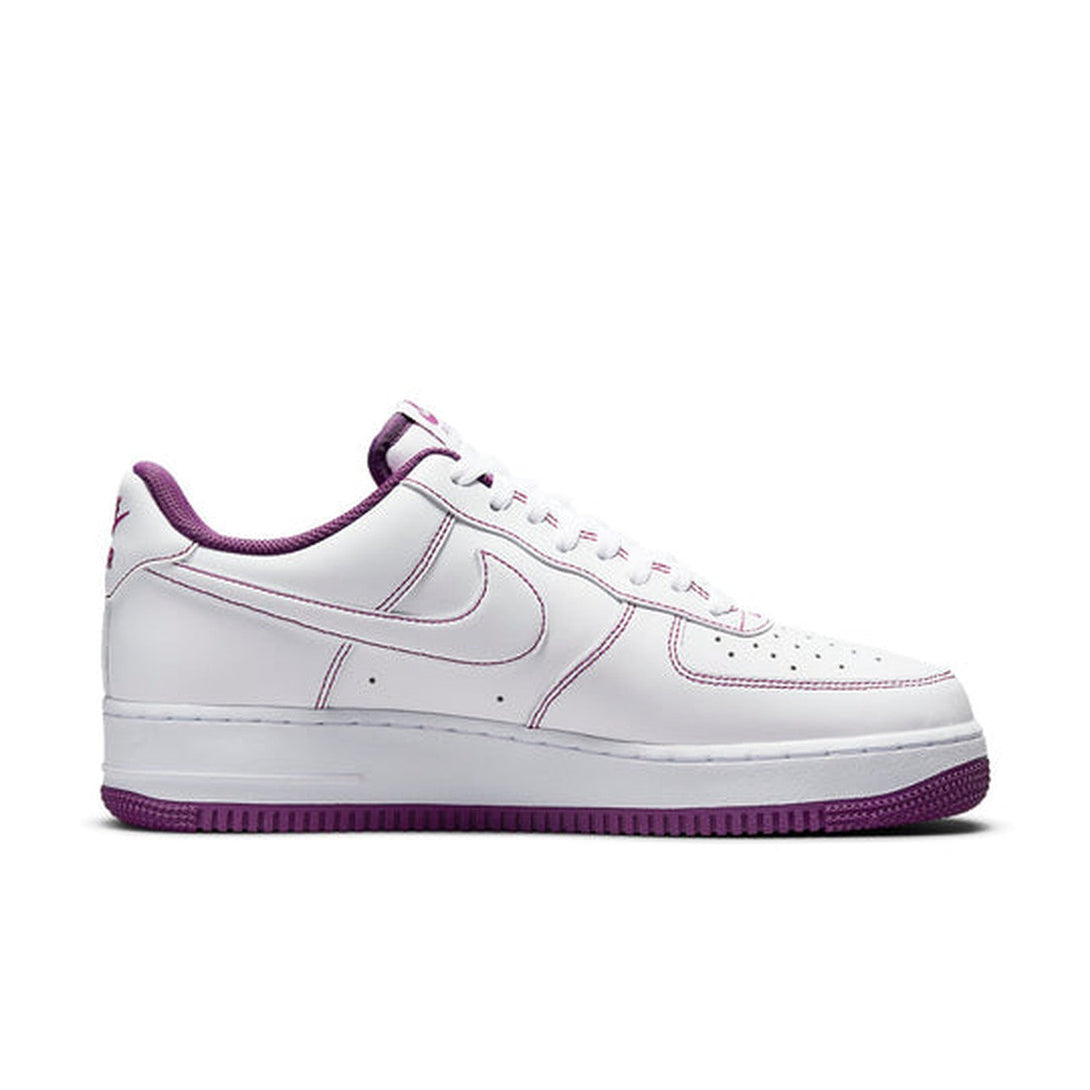 Nike Air Force 1 '07 'Contrast Stitch - White Viotech'- Streetwear Fashion - ellesey.com