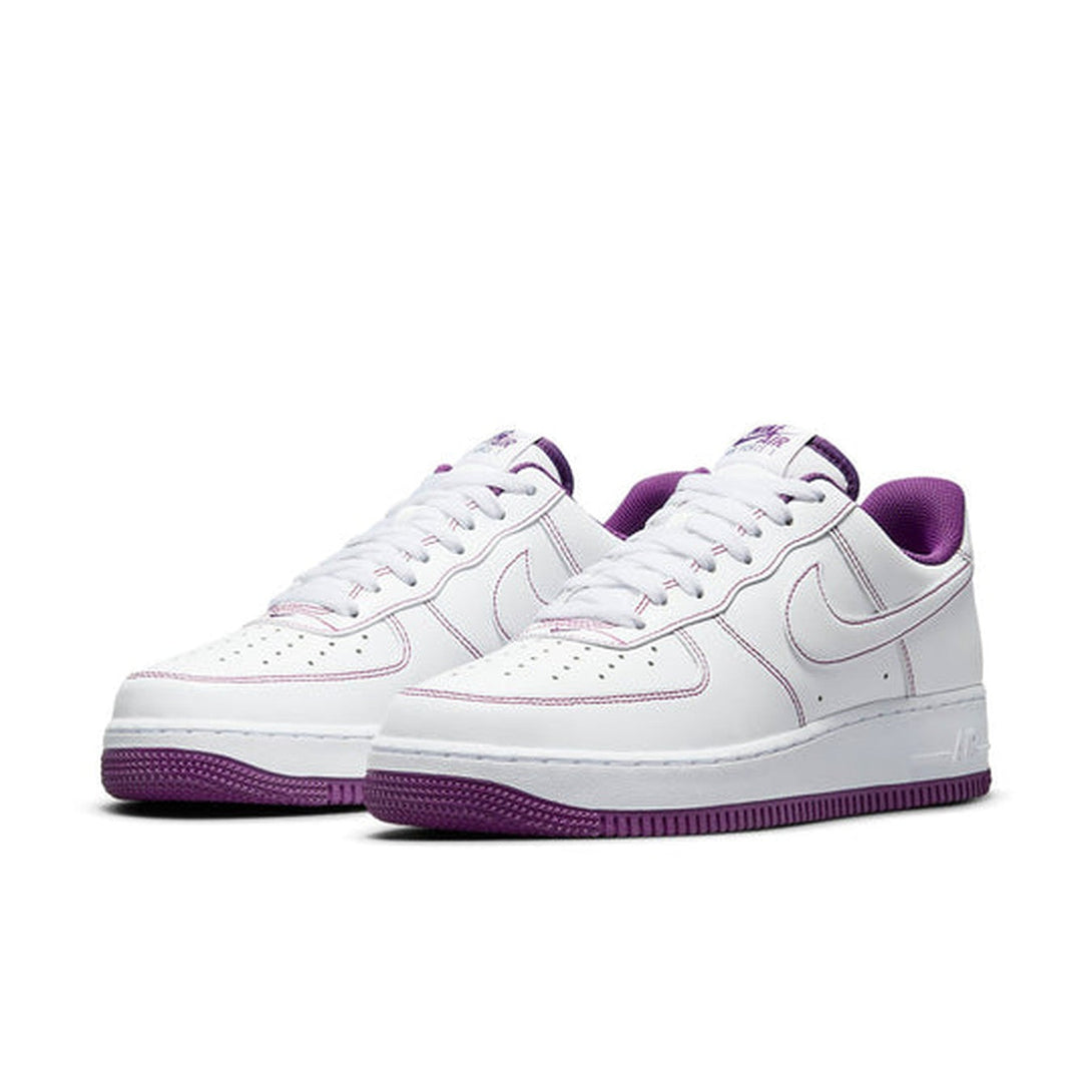 Nike Air Force 1 '07 'Contrast Stitch - White Viotech'- Streetwear Fashion - ellesey.com