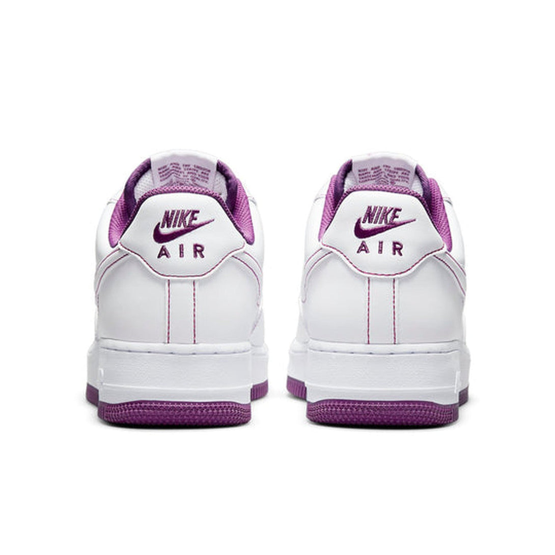 Nike Air Force 1 '07 'Contrast Stitch - White Viotech'- Streetwear Fashion - ellesey.com