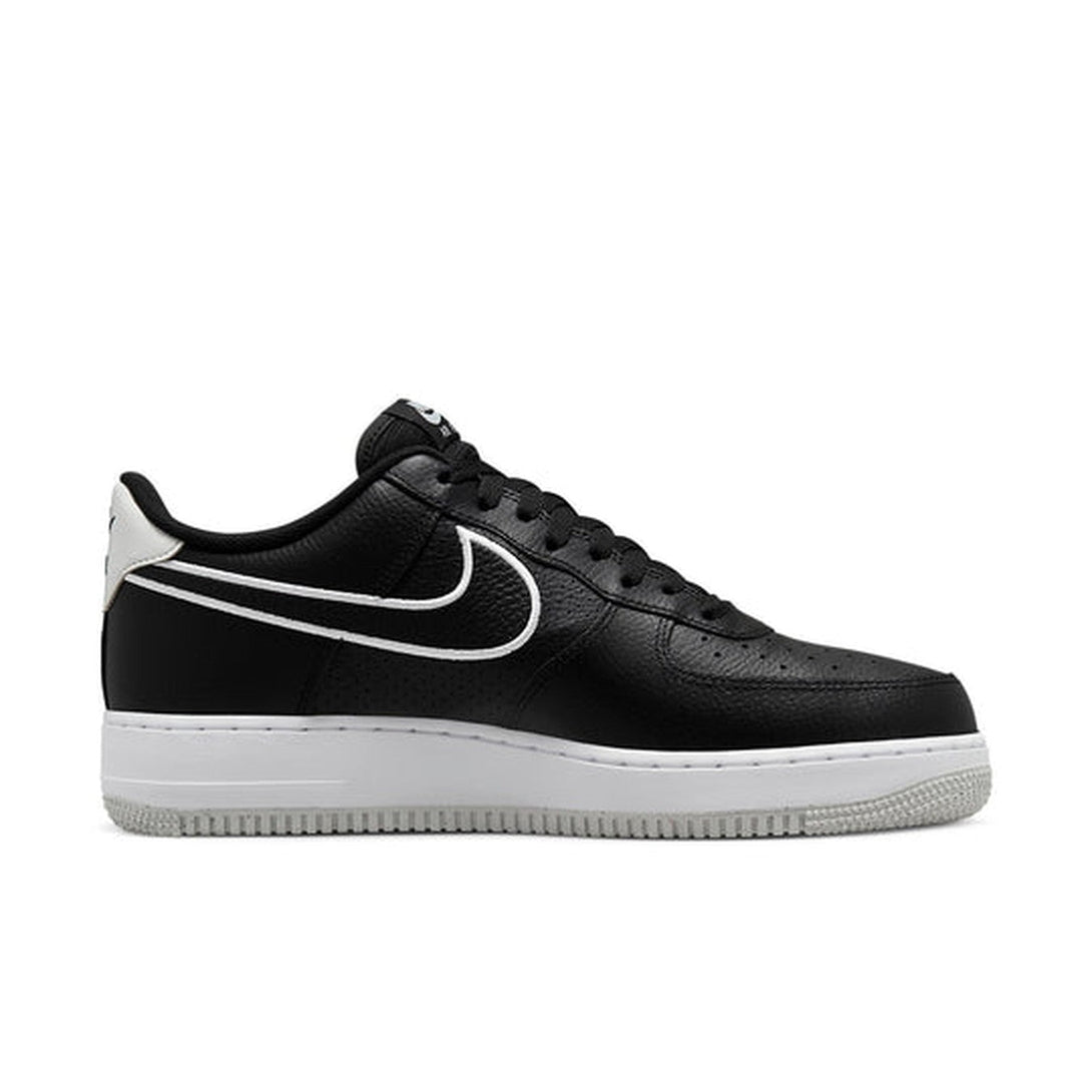 Nike Air Force 1 '07 'Embroidered Swoosh - Black'- Streetwear Fashion - ellesey.com