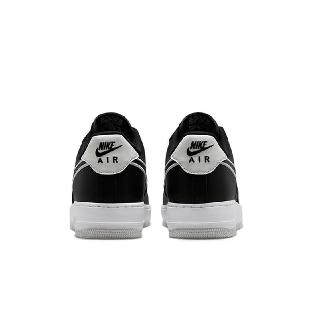 Nike Air Force 1 '07 'Embroidered Swoosh - Black'- Streetwear Fashion - ellesey.com