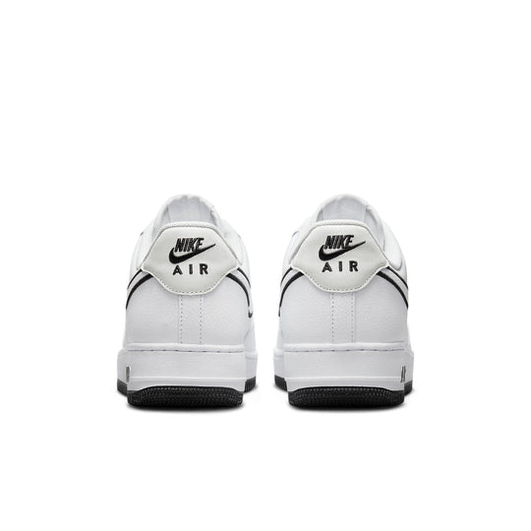 Nike Air Force 1 '07 'Embroidered Swoosh - White Black'- Streetwear Fashion - ellesey.com