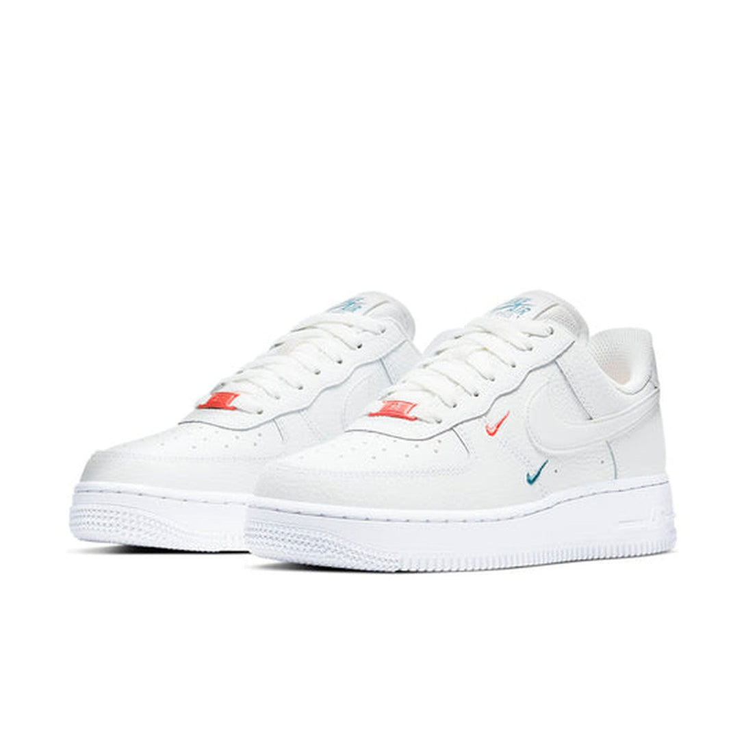 Nike Air Force 1 '07 Essential 'Summit White Solar Red'- Streetwear Fashion - ellesey.com