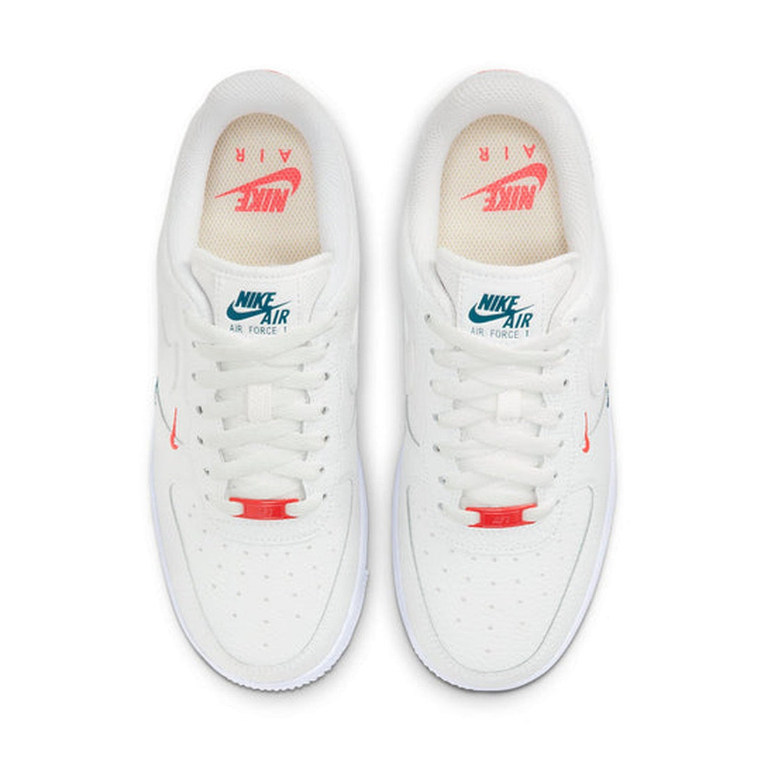 Nike Air Force 1 '07 Essential 'Summit White Solar Red'- Streetwear Fashion - ellesey.com