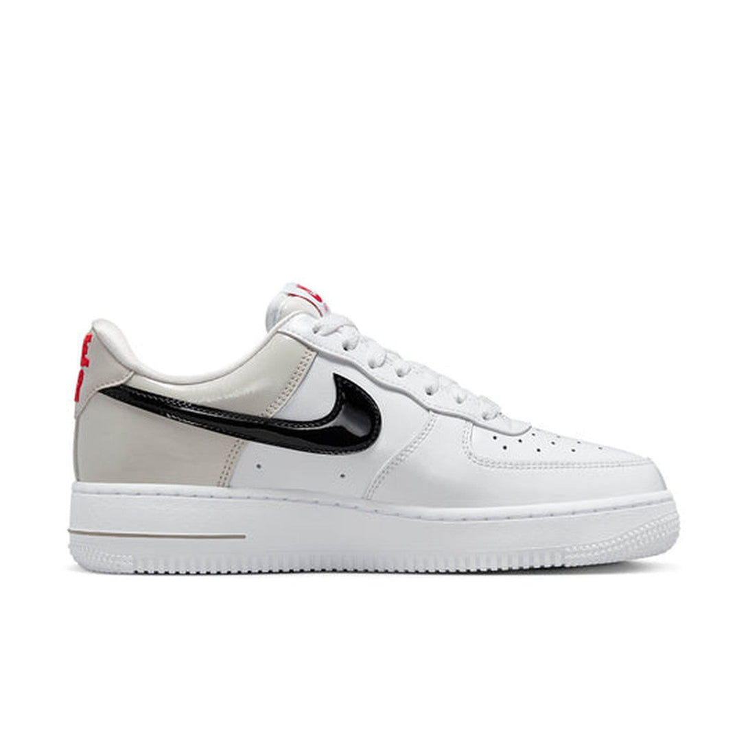 Nike Air Force 1 '07 Essential 'White Iron Ore Patent'- Streetwear Fashion - ellesey.com