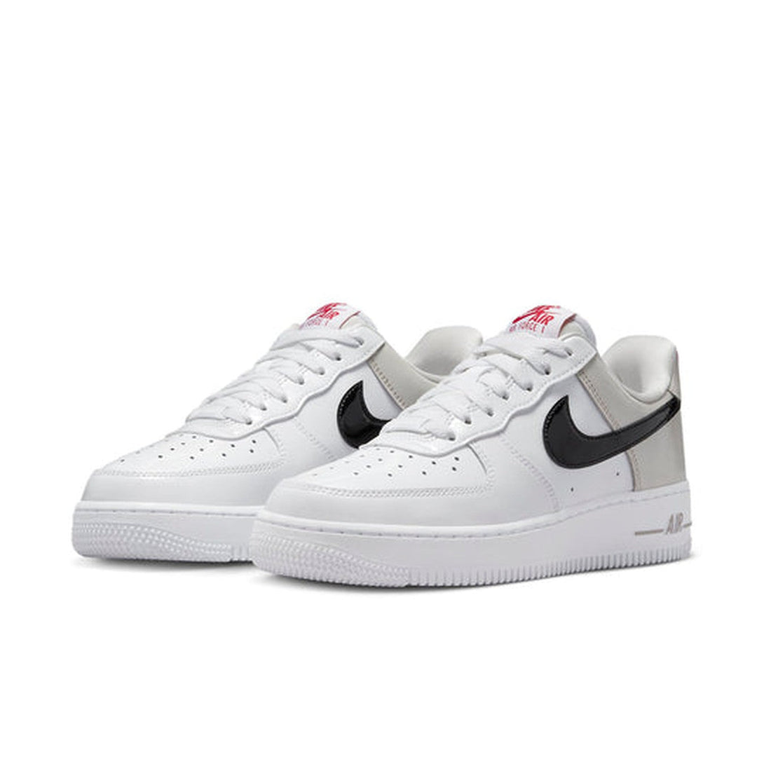 Nike Air Force 1 '07 Essential 'White Iron Ore Patent'- Streetwear Fashion - ellesey.com