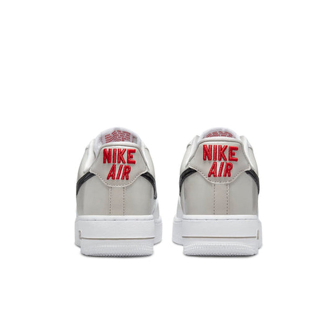 Nike Air Force 1 '07 Essential 'White Iron Ore Patent'- Streetwear Fashion - ellesey.com