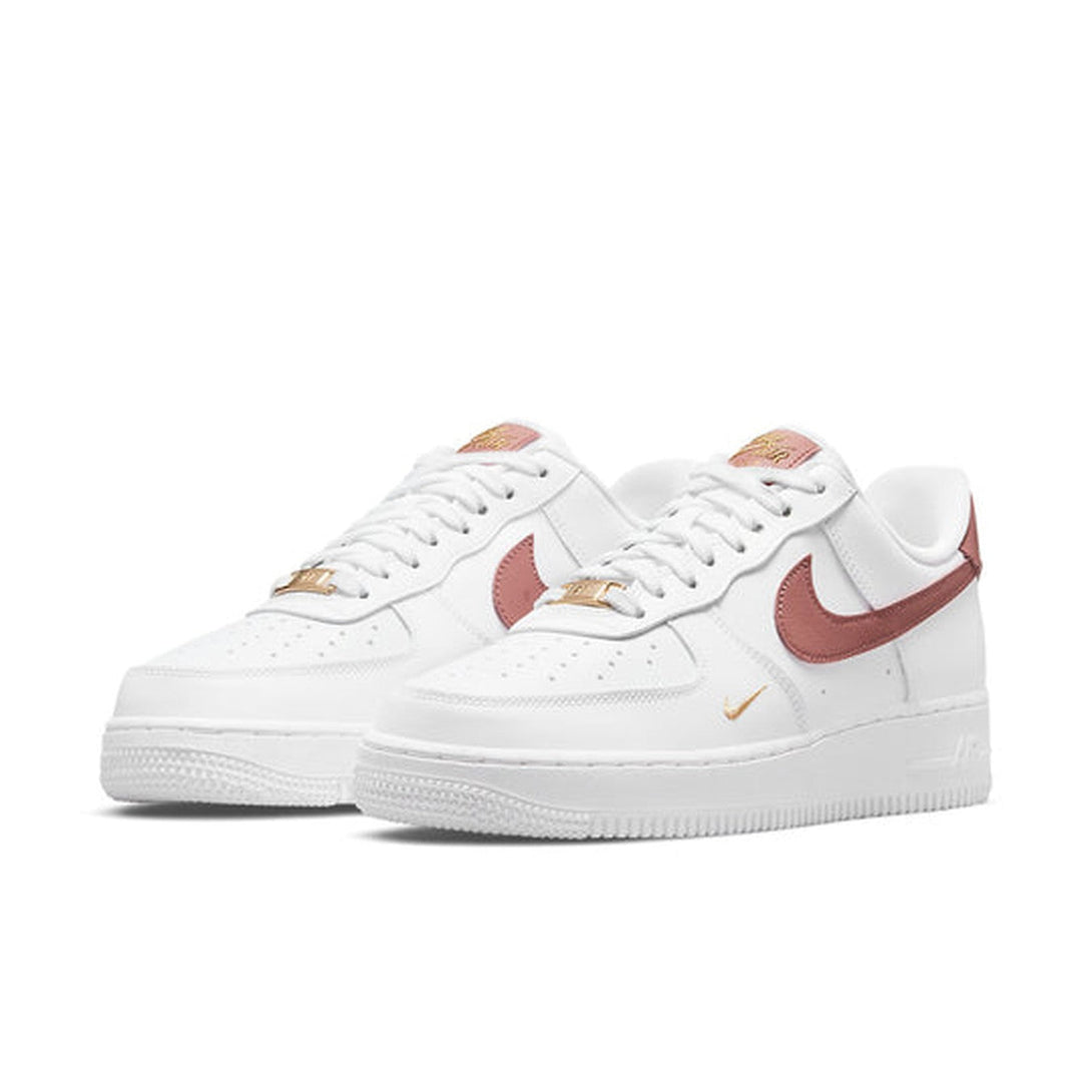 Nike Air Force 1 '07 Essential 'White Rust Pink'- Streetwear Fashion - ellesey.com