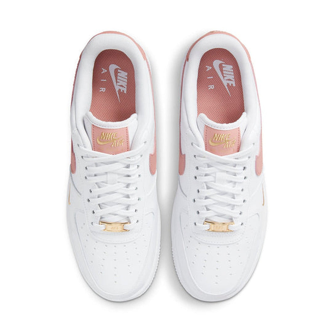 Nike Air Force 1 '07 Essential 'White Rust Pink'- Streetwear Fashion - ellesey.com