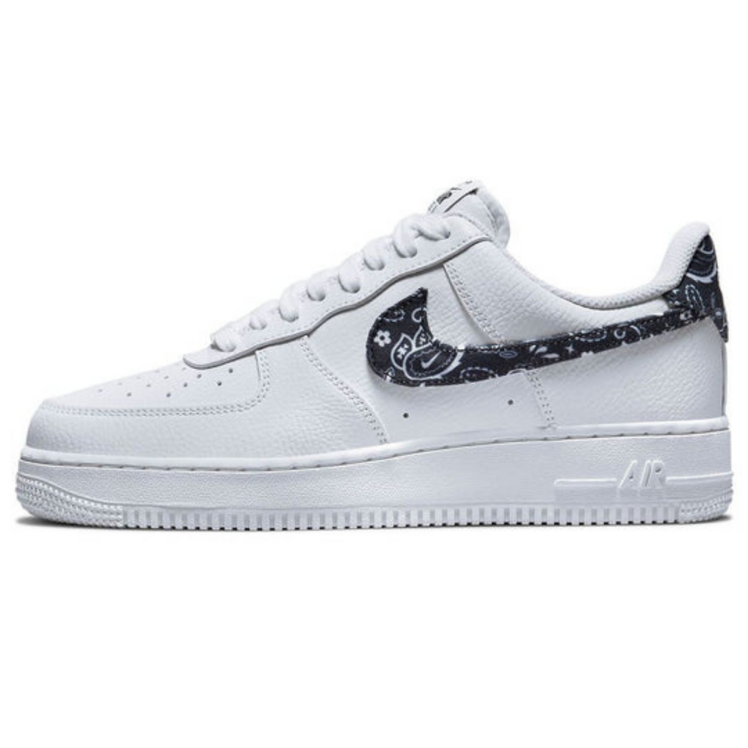 Nike Air Force 1 '07 Essentials 'Black Paisley'- Streetwear Fashion - ellesey.com