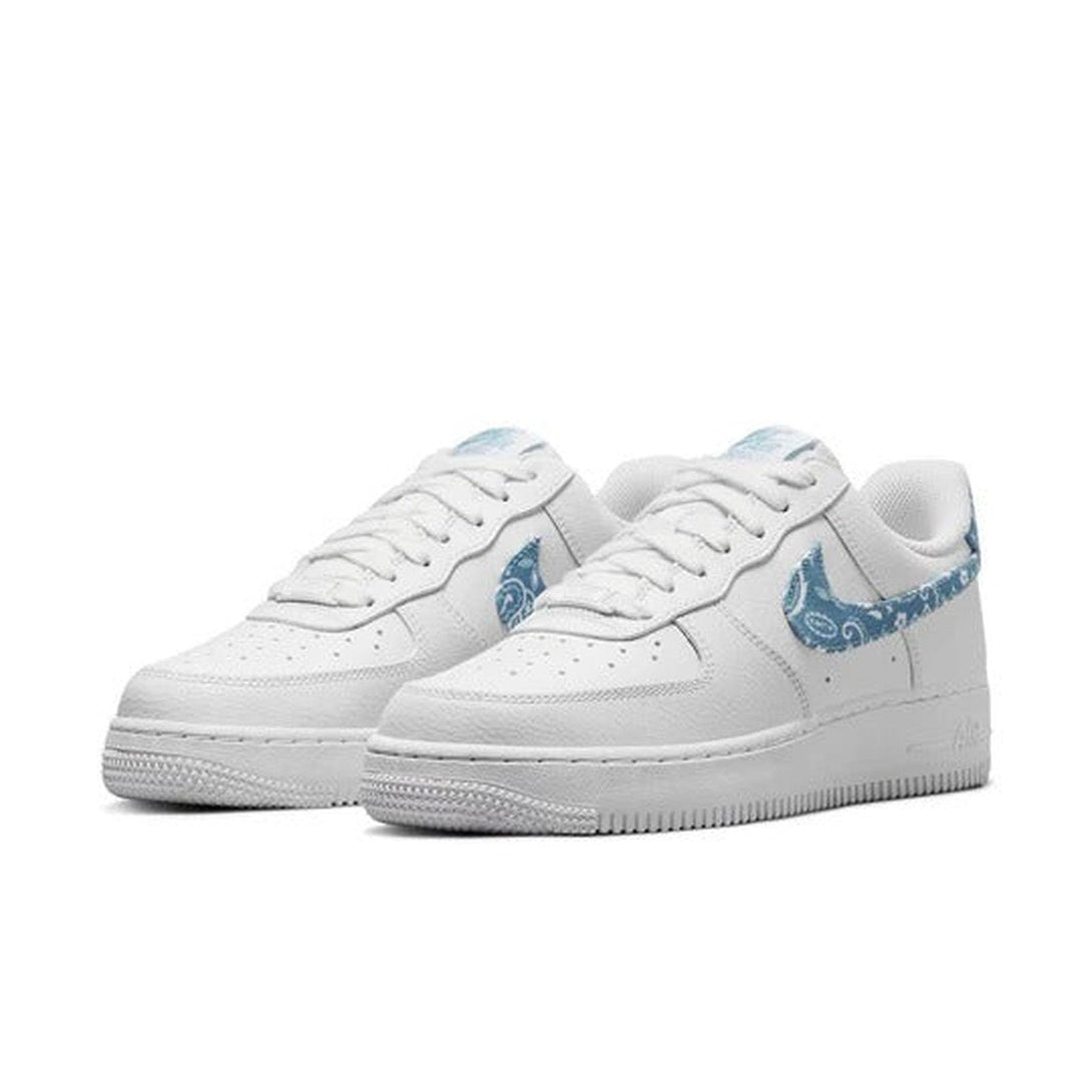 Nike Air Force 1 '07 Essentials 'Blue Paisley'- Streetwear Fashion - ellesey.com