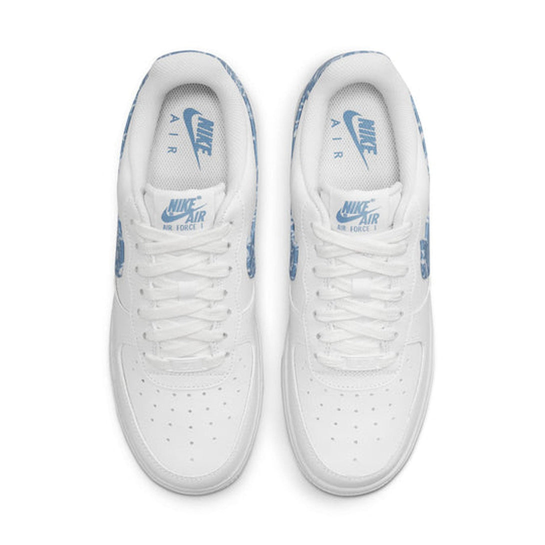 Nike Air Force 1 '07 Essentials 'Blue Paisley'- Streetwear Fashion - ellesey.com