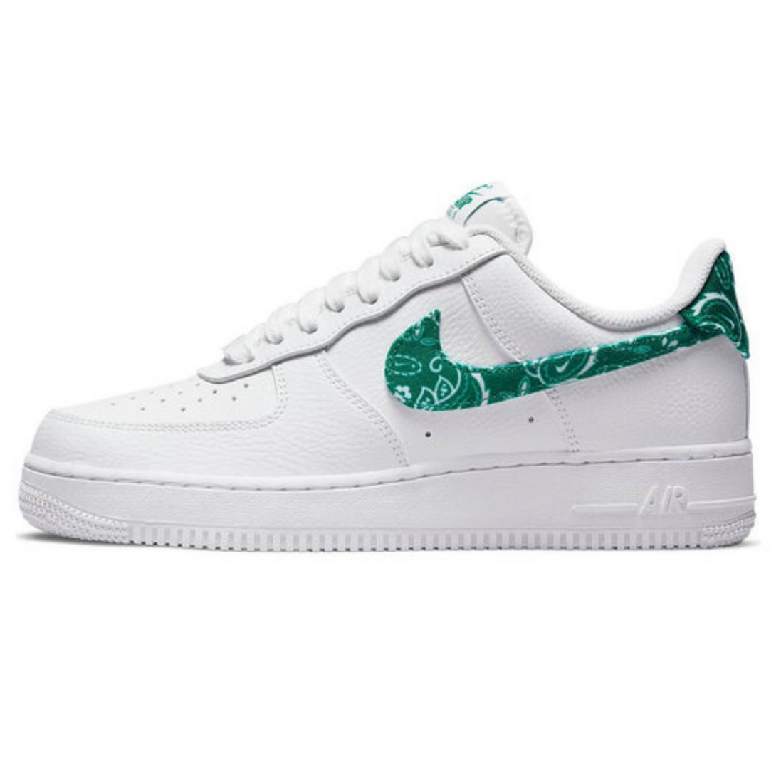 Nike Air Force 1 '07 Essentials 'Green Paisley'- Streetwear Fashion - ellesey.com