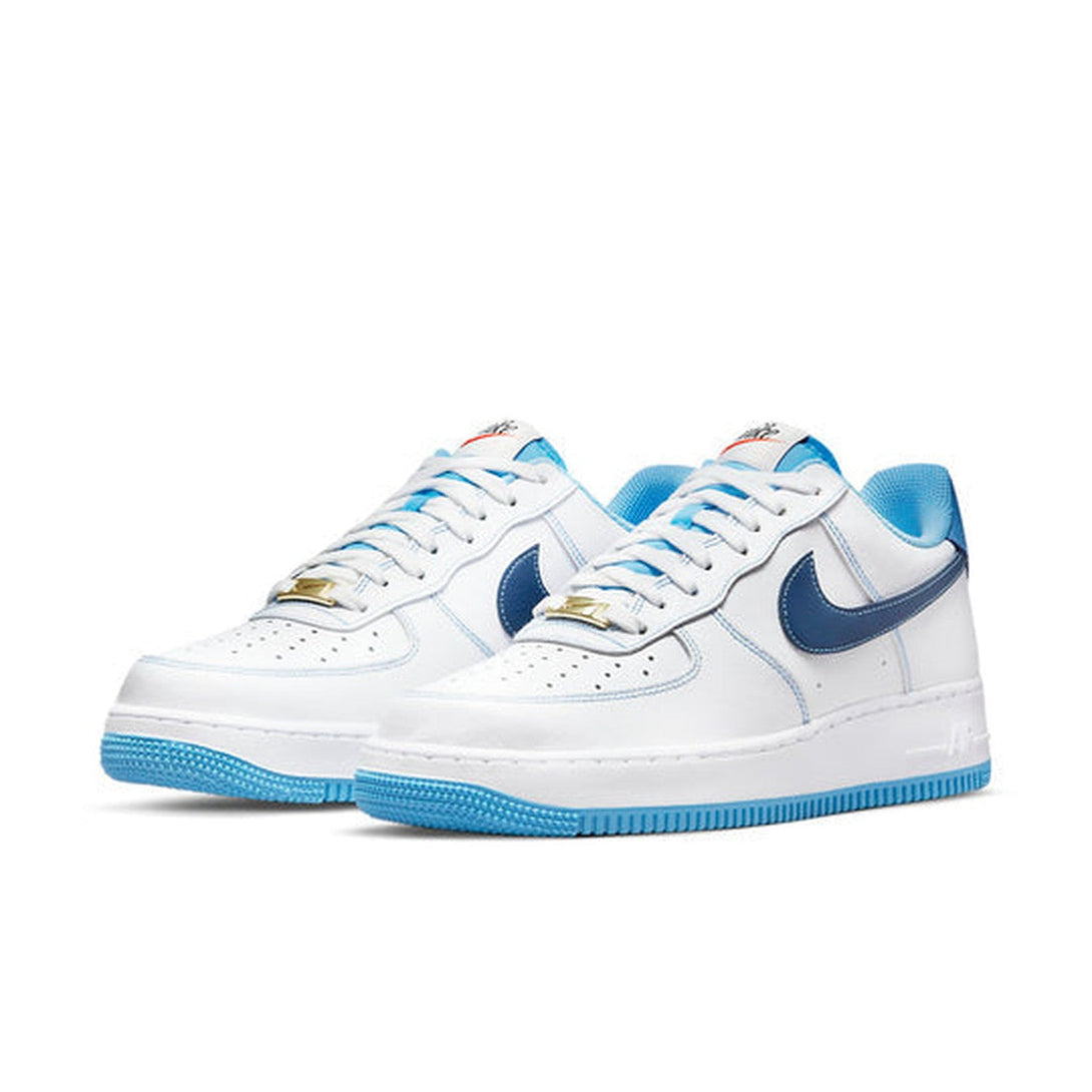 Nike Air Force 1 '07 'First Use - White University Blue'- Streetwear Fashion - ellesey.com