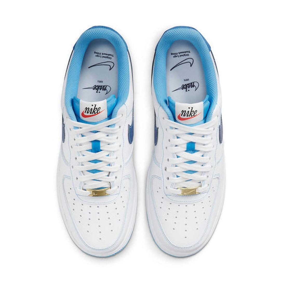 Nike Air Force 1 '07 'First Use - White University Blue'- Streetwear Fashion - ellesey.com