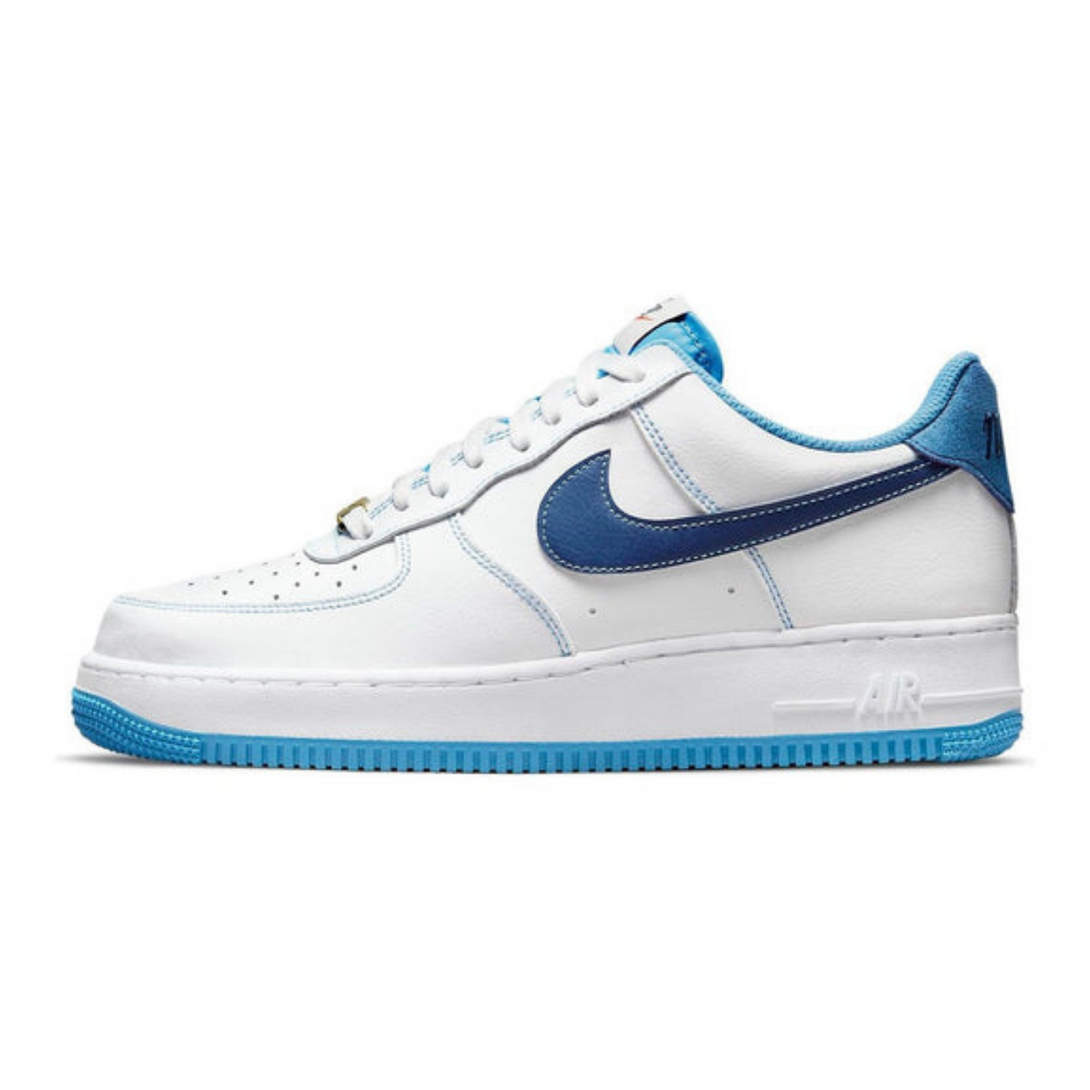 Nike Air Force 1 '07 'First Use - White University Blue'- Streetwear Fashion - ellesey.com