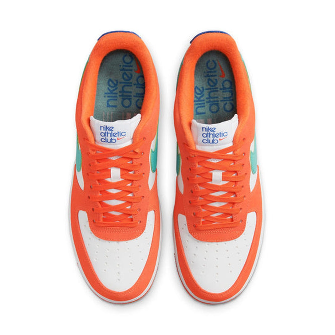 Nike Air Force 1 '07 LV8 'Athletic Club - Rush Orange Washed Teal'- Streetwear Fashion - ellesey.com