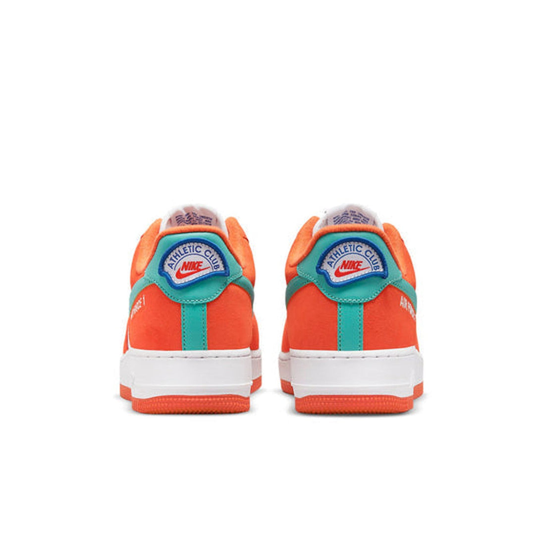 Nike Air Force 1 '07 LV8 'Athletic Club - Rush Orange Washed Teal'- Streetwear Fashion - ellesey.com