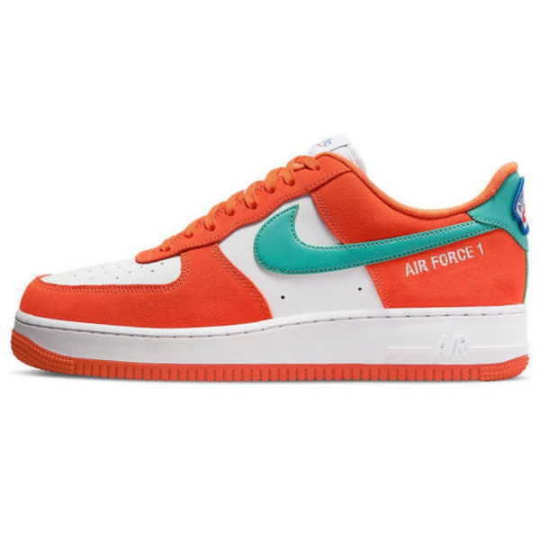 Nike Air Force 1 '07 LV8 'Athletic Club - Rush Orange Washed Teal'- Streetwear Fashion - ellesey.com