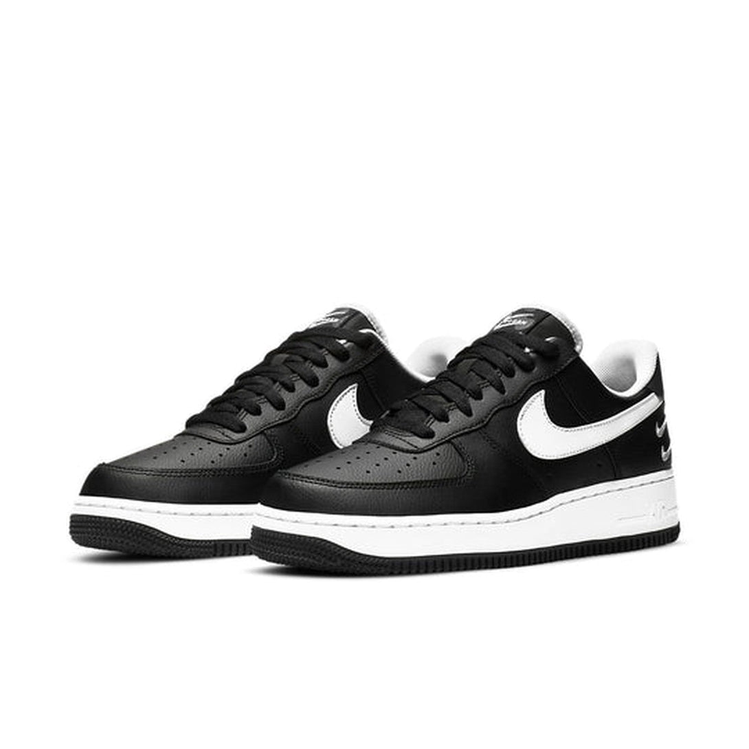 Nike Air Force 1 '07 LV8 'Double Swoosh - Black White'- Streetwear Fashion - ellesey.com